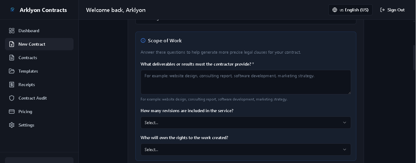 Arklyon Contracts gallery image