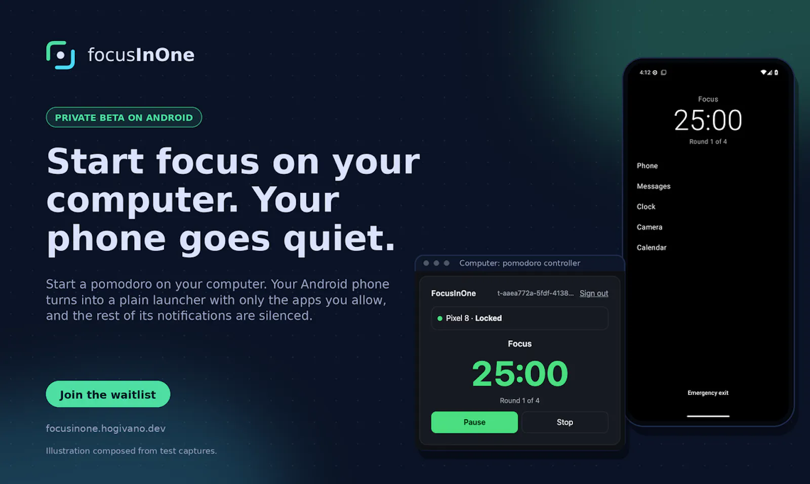FocusInOne screenshot 1