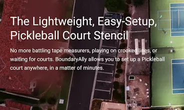 Pickleball Stencil by BoundaryAlly gallery image