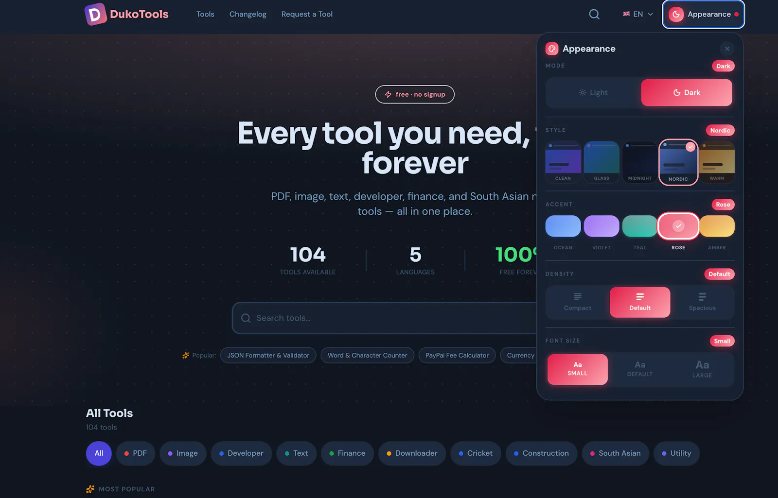 DukoTools screenshot 2