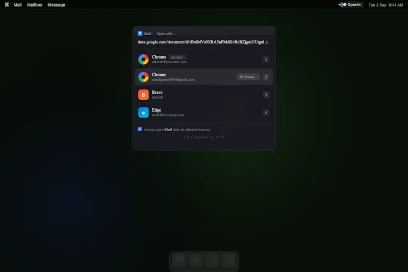 OpenIn screenshot 3