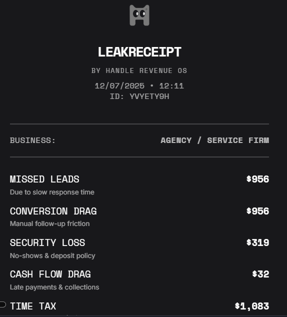 LeakReciept gallery image