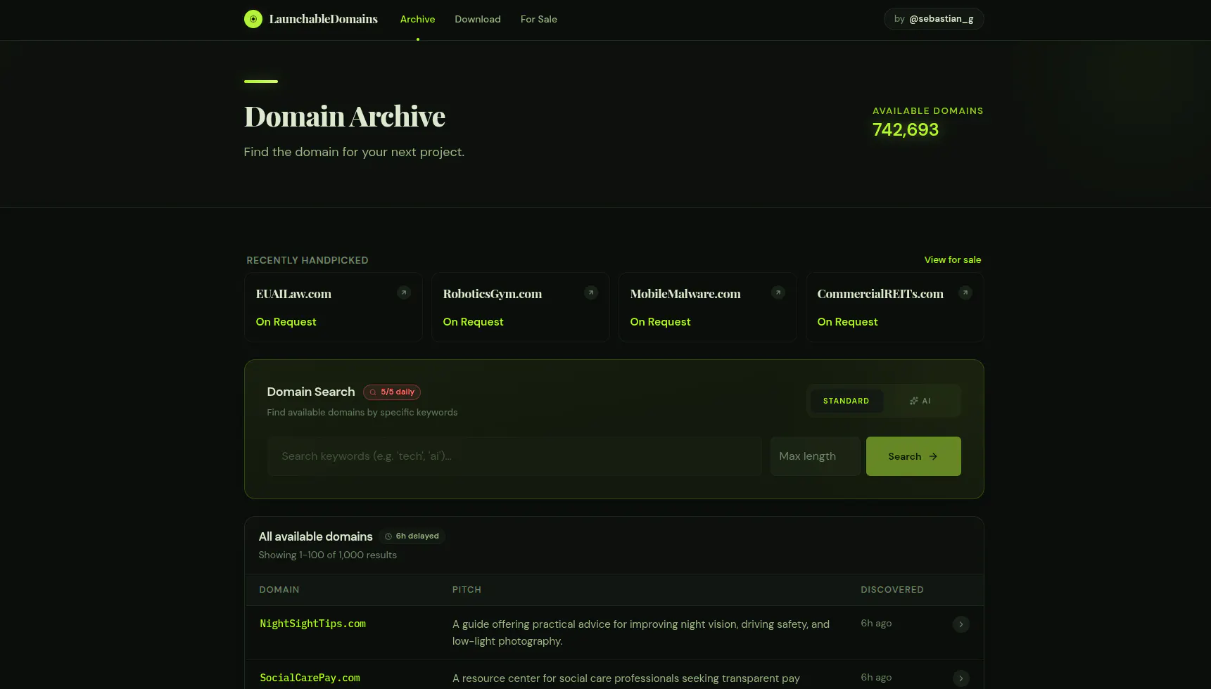 LaunchableDomains gallery image