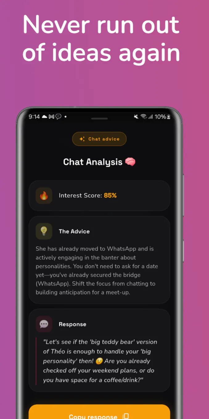 GlazeUp: AI Wingman & Dating Assistant gallery image