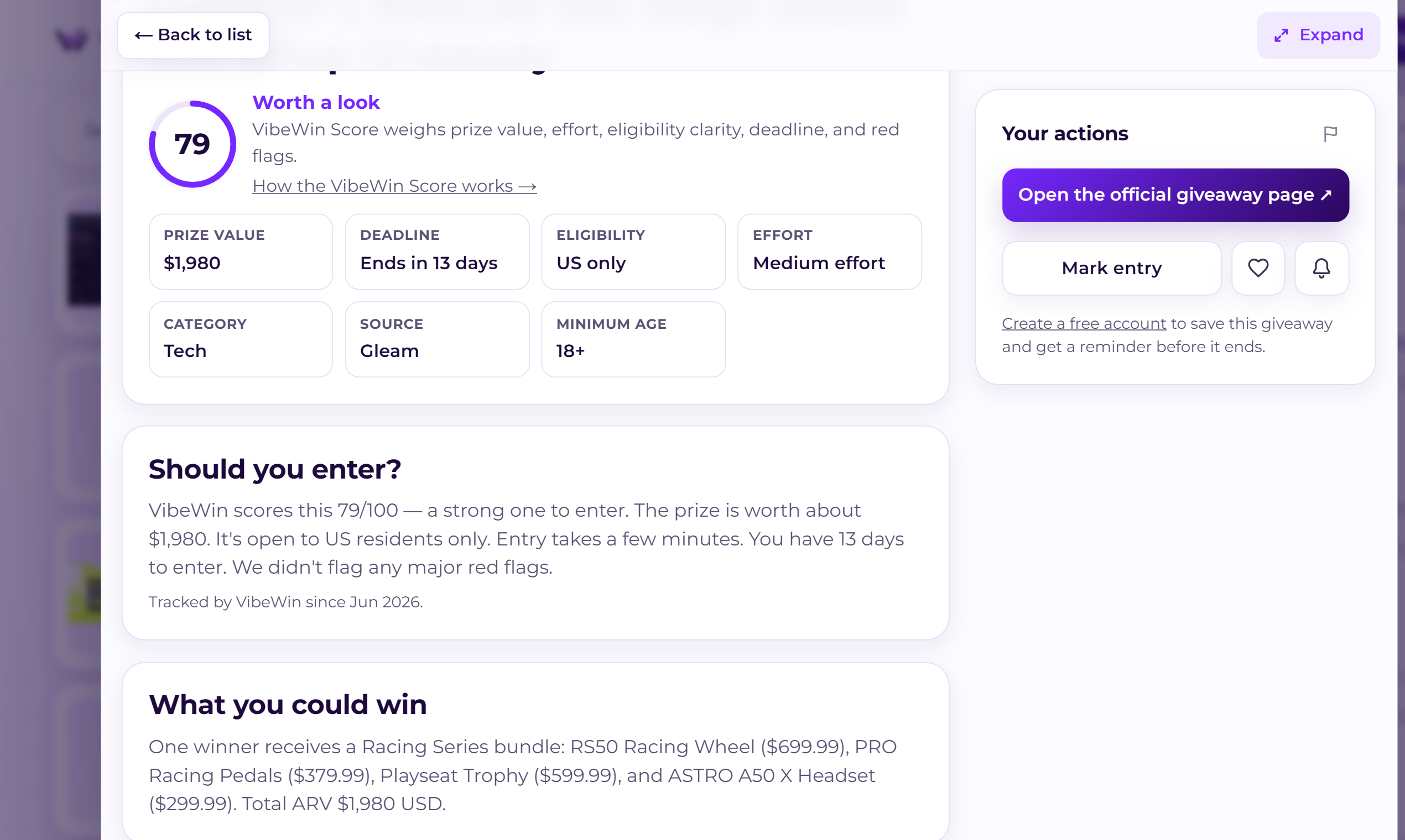 VibeWin gallery image
