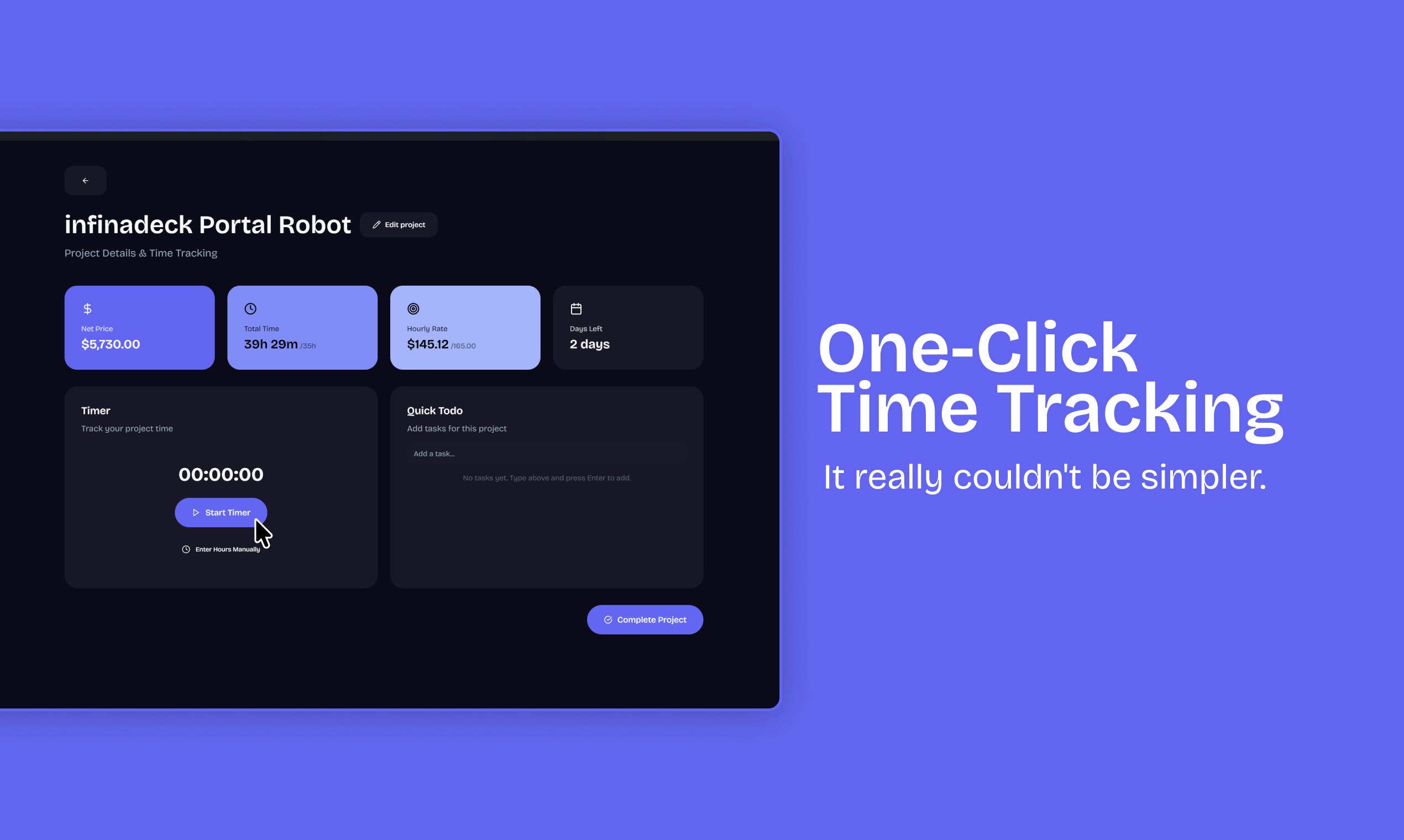 Tasky — Freelancer Time Tracker gallery image