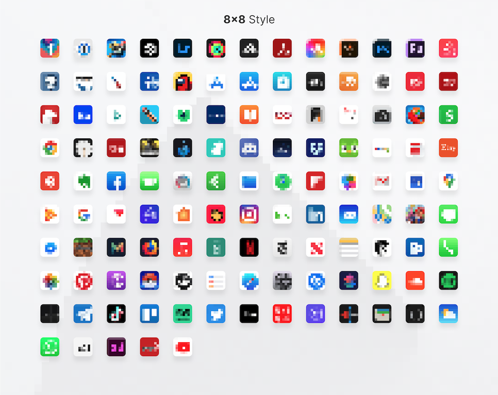Pixel iOS App Icons gallery image