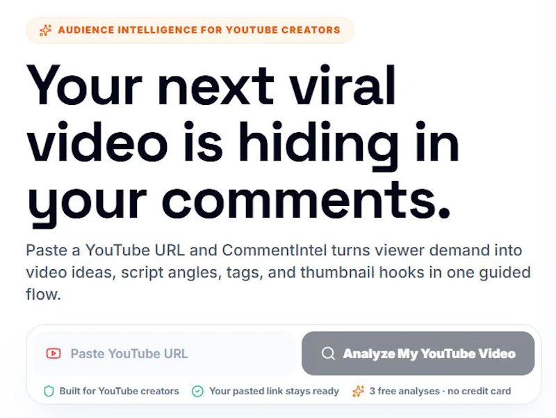 CommentIntel screenshot 2