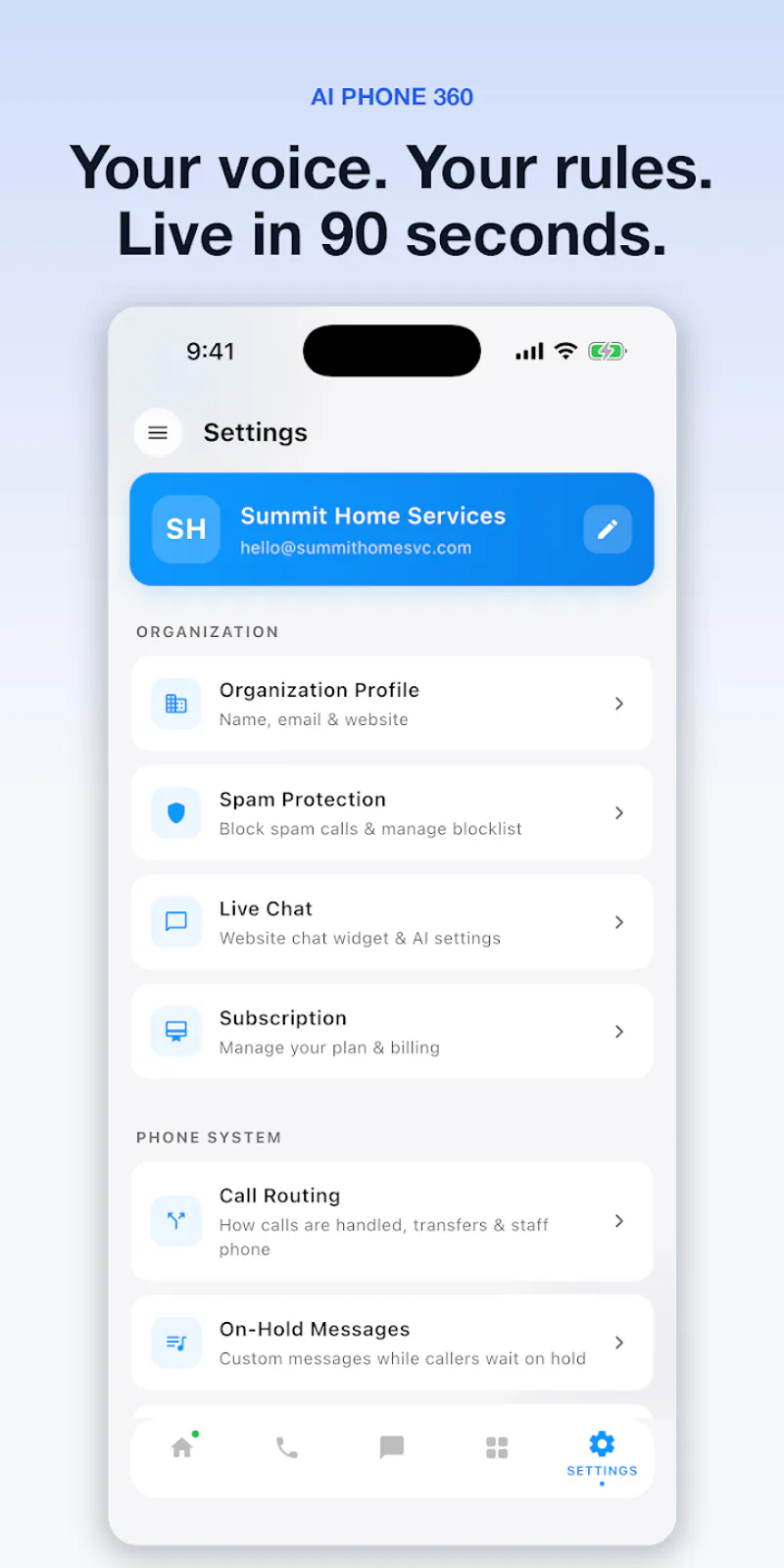 AI Phone 360 screenshot 1