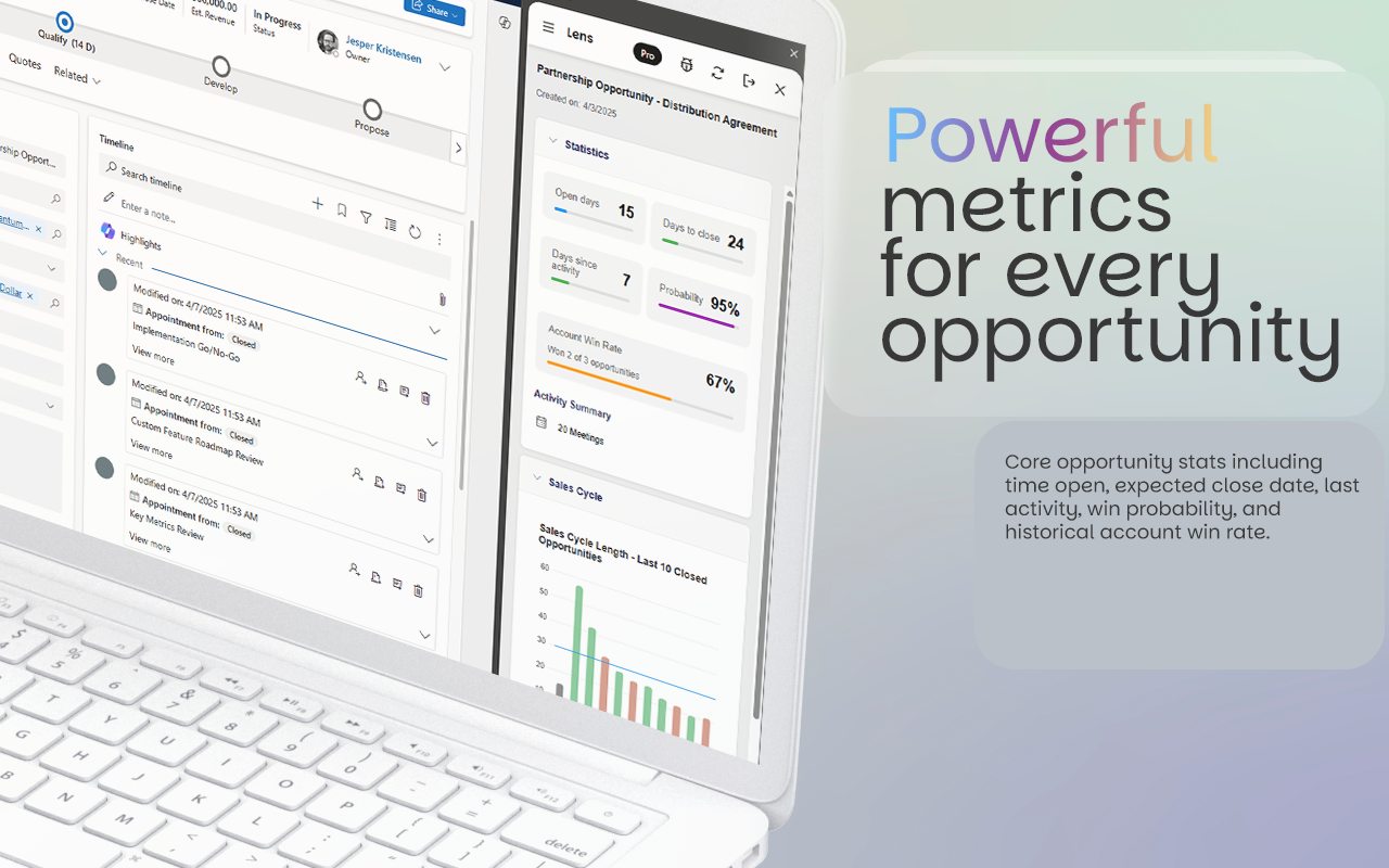 เลนส์สำหรับ Dynamics 365 การขาย media 2