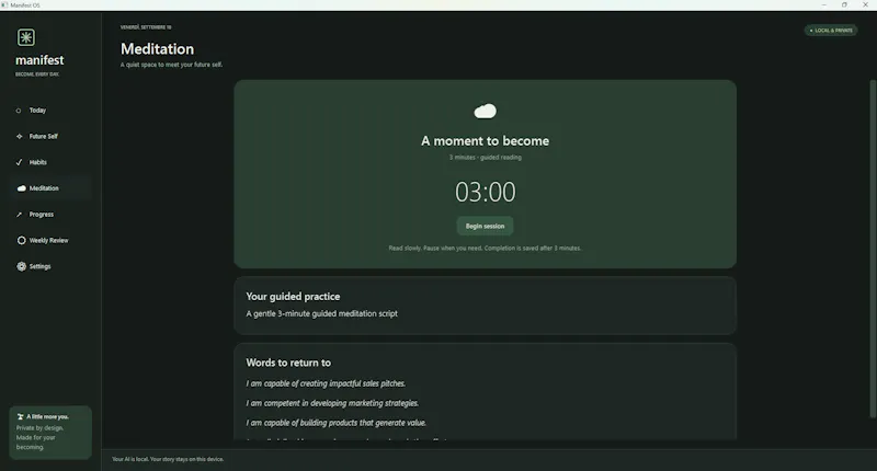 Manifest OS  screenshot 4
