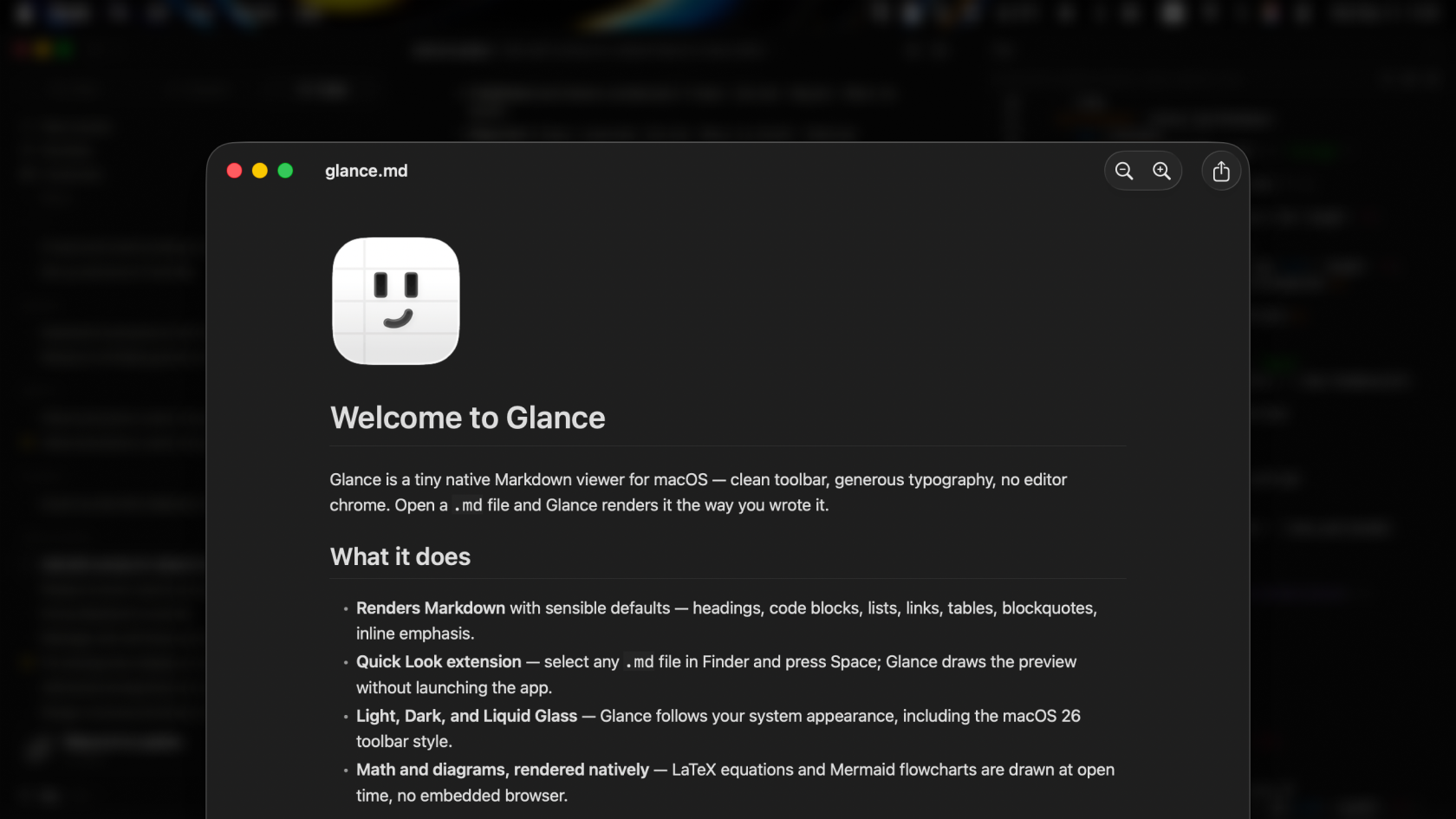Glance gallery image