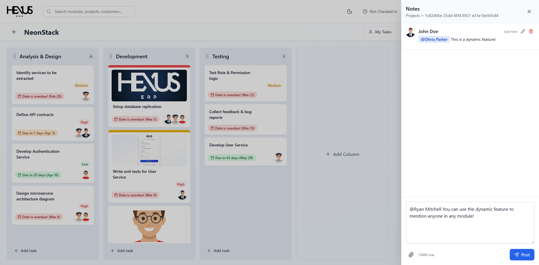 Hexus ERP gallery image