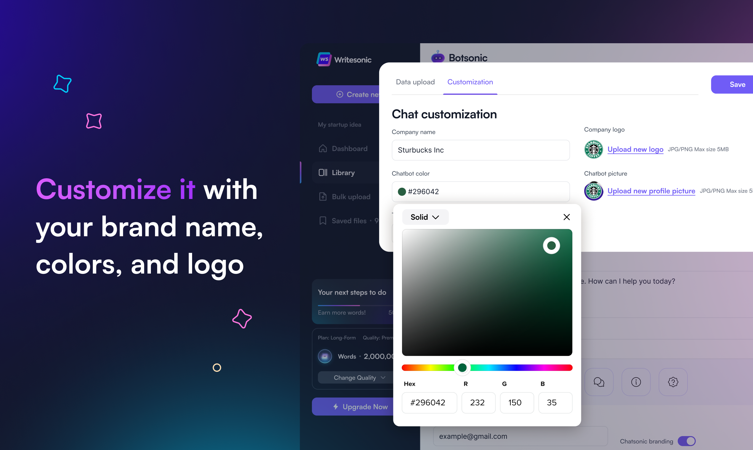 Botsonic - Build custom ChatGPT-like chatbot for your website instantly media 4