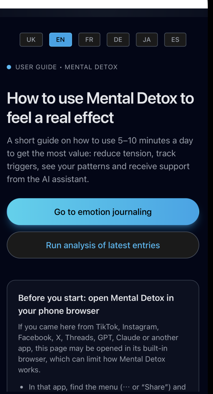 Mental Detox gallery image