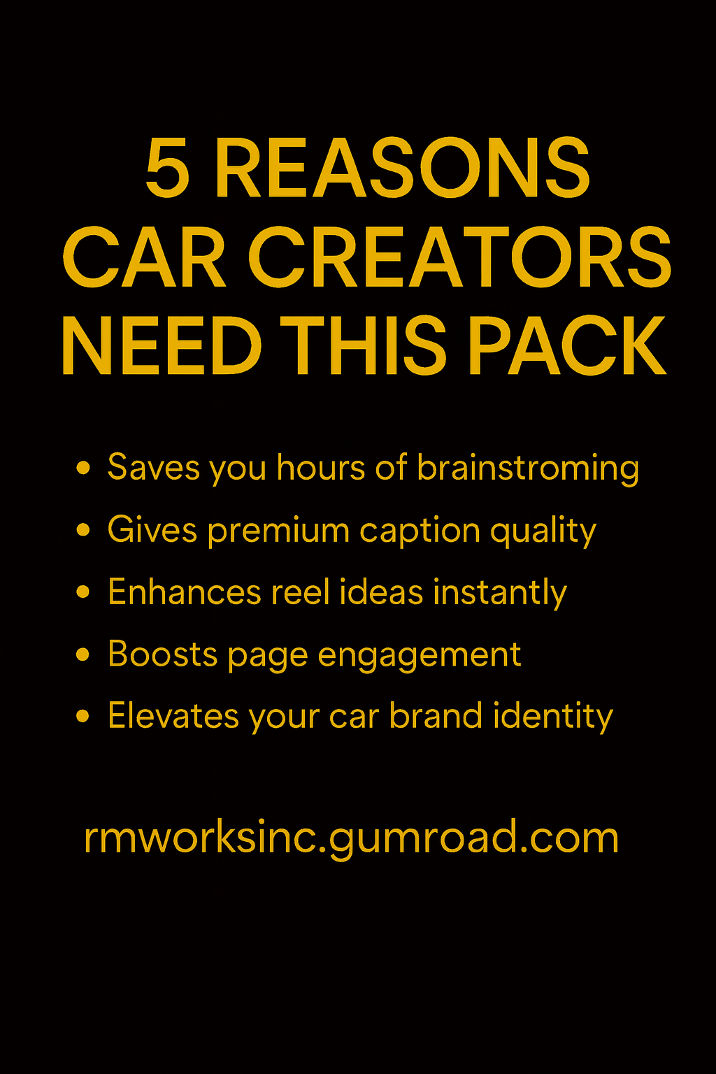 AI Prompt Pack for Car Creators gallery image