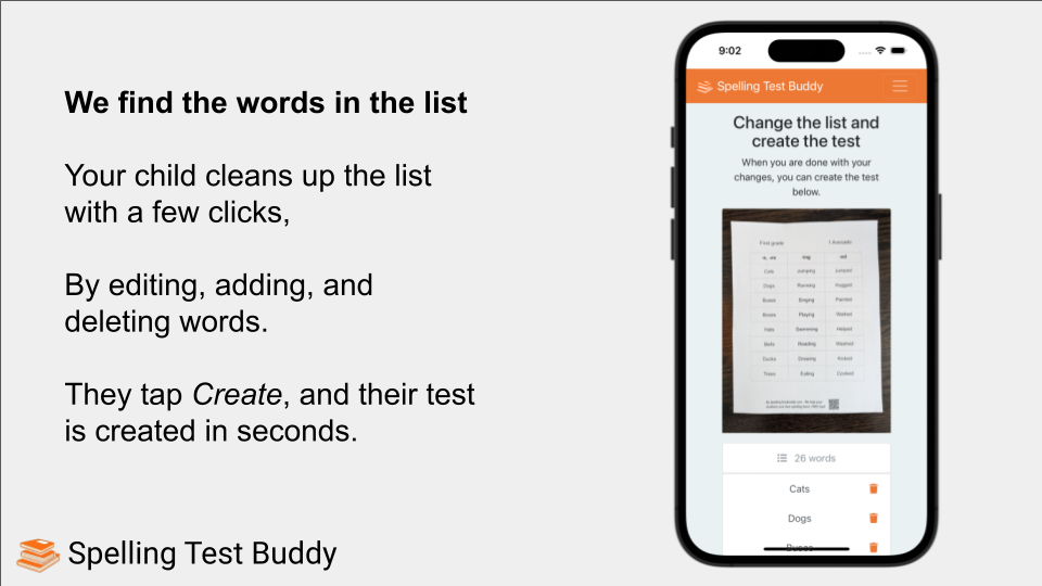 SpellingTestBuddy - 철자 테스트를위한 더 나은 방법 미디어 4