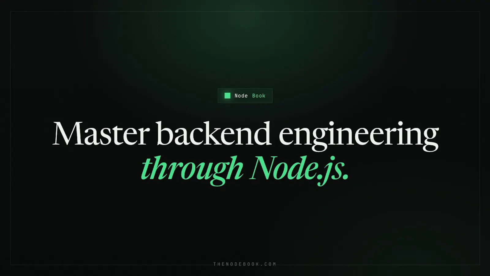 NodeBook screenshot 1 (video preview)