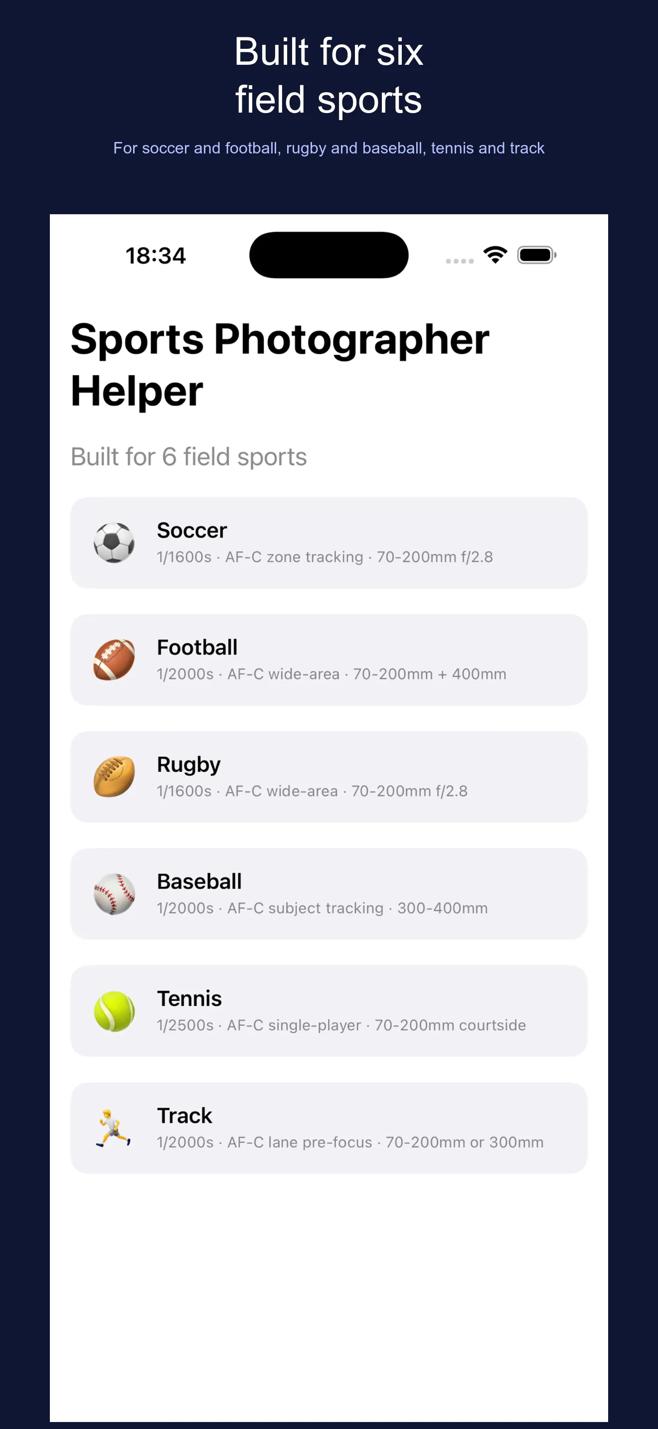 Sports Photographer Helper gallery image