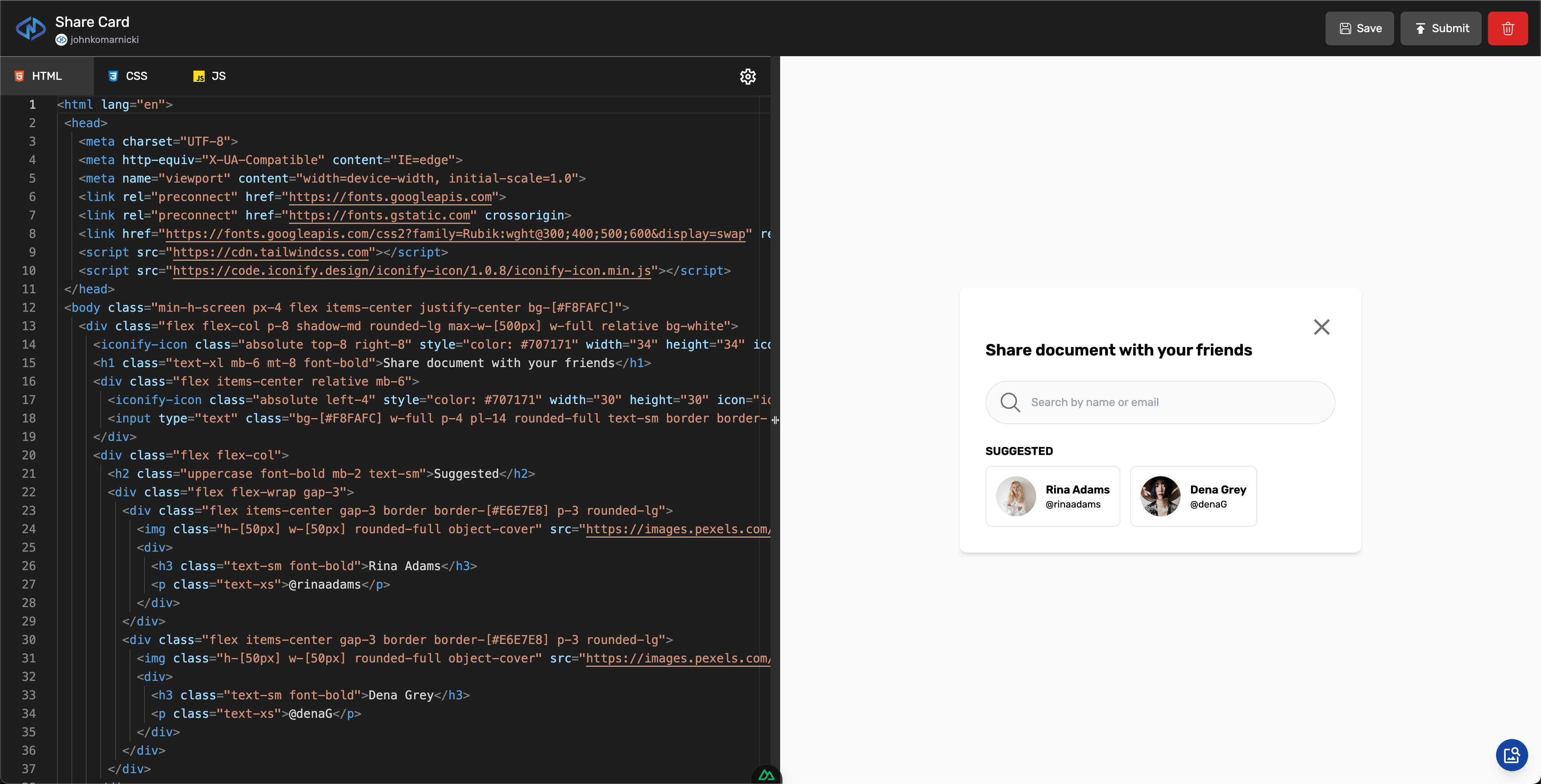 Webdevdaily - Бросьте вызов вашим навыкам, создавая ежедневные проекты медиа 2
