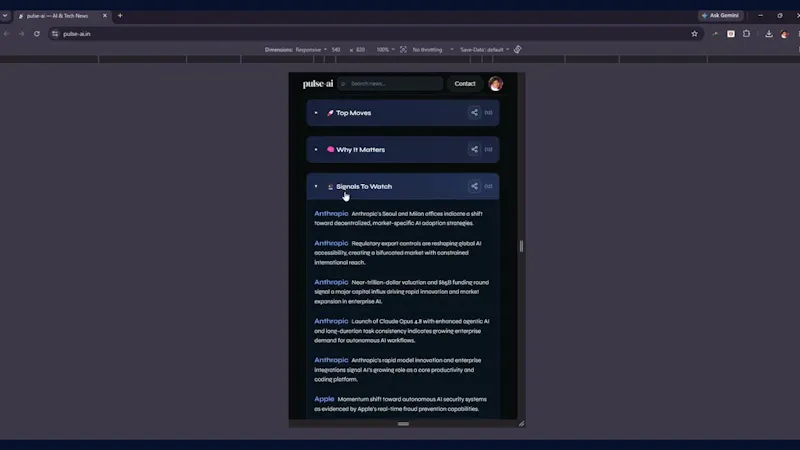 Pulse-AI screenshot 1 (video preview)
