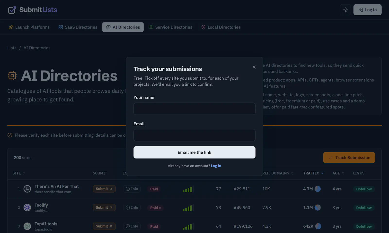 SubmitLists screenshot 13