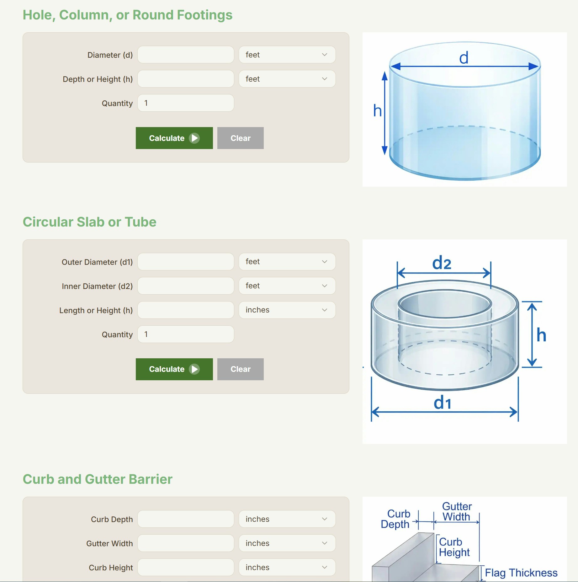 Concrete Calculator gallery image
