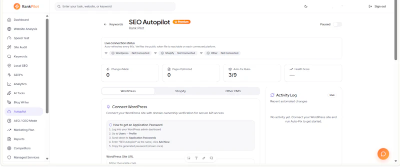 RankPilot AI SEO screenshot 3