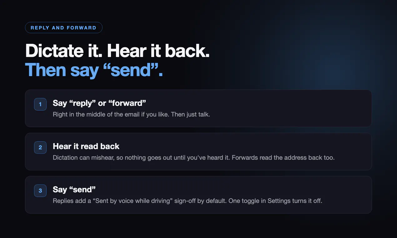 DriveMail Voice gallery image