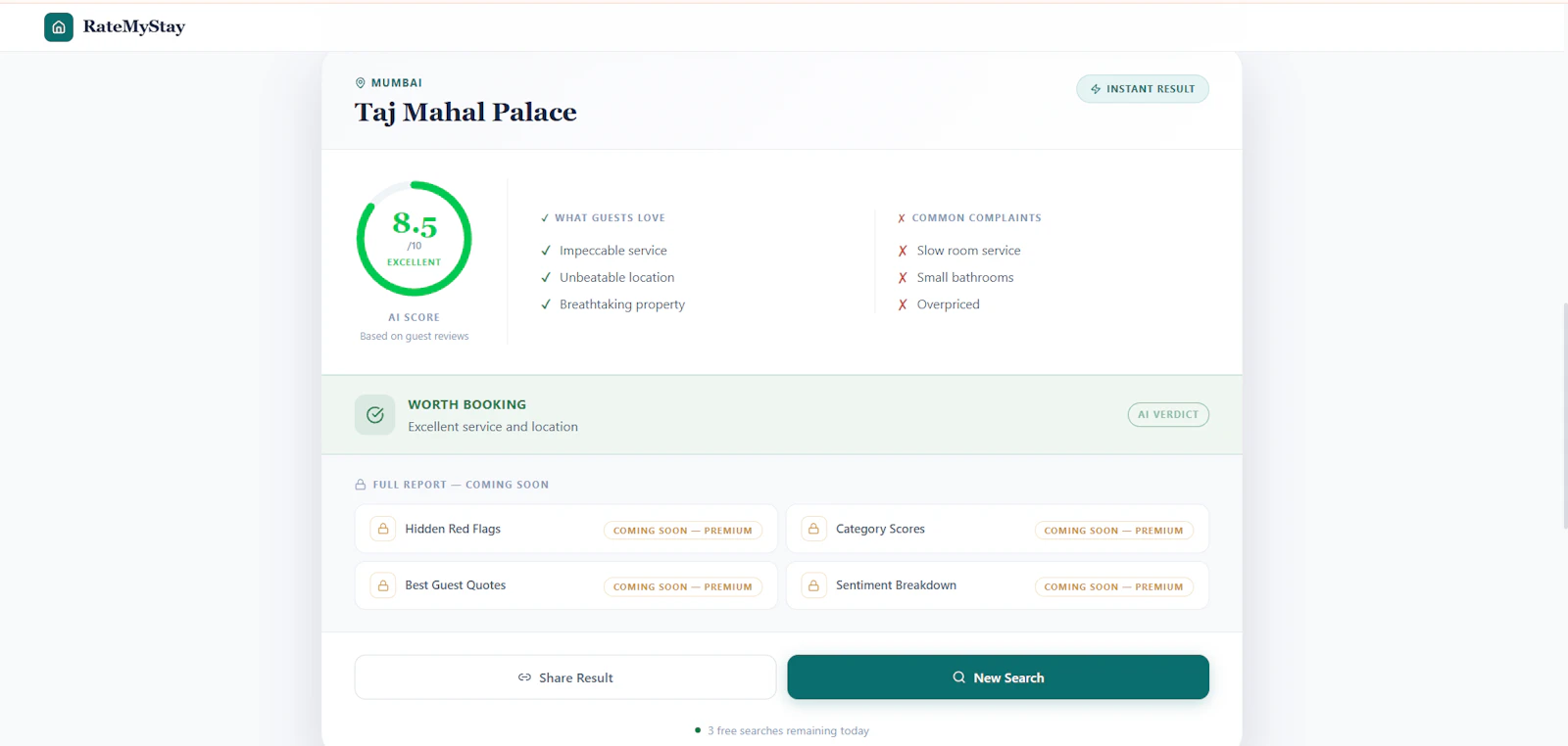 RateMyStay screenshot 3