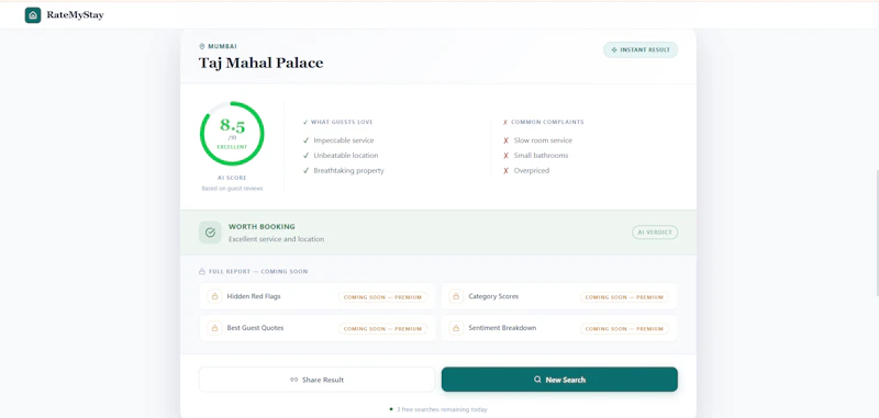 RateMyStay screenshot 3