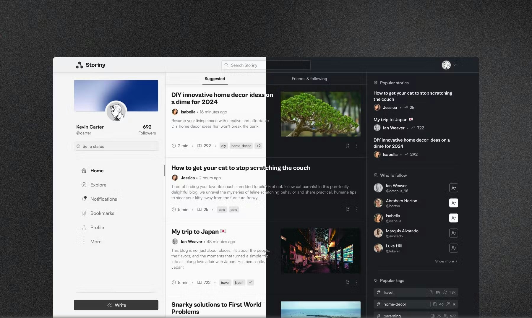 Storiny gallery image