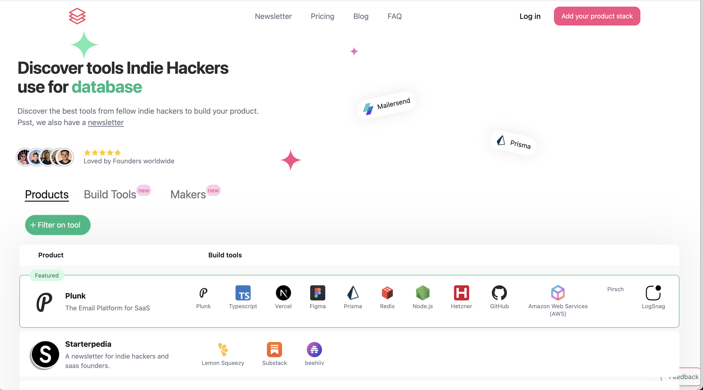 startuptile Indie Hacker Stacks-See indie products and their tech stacks