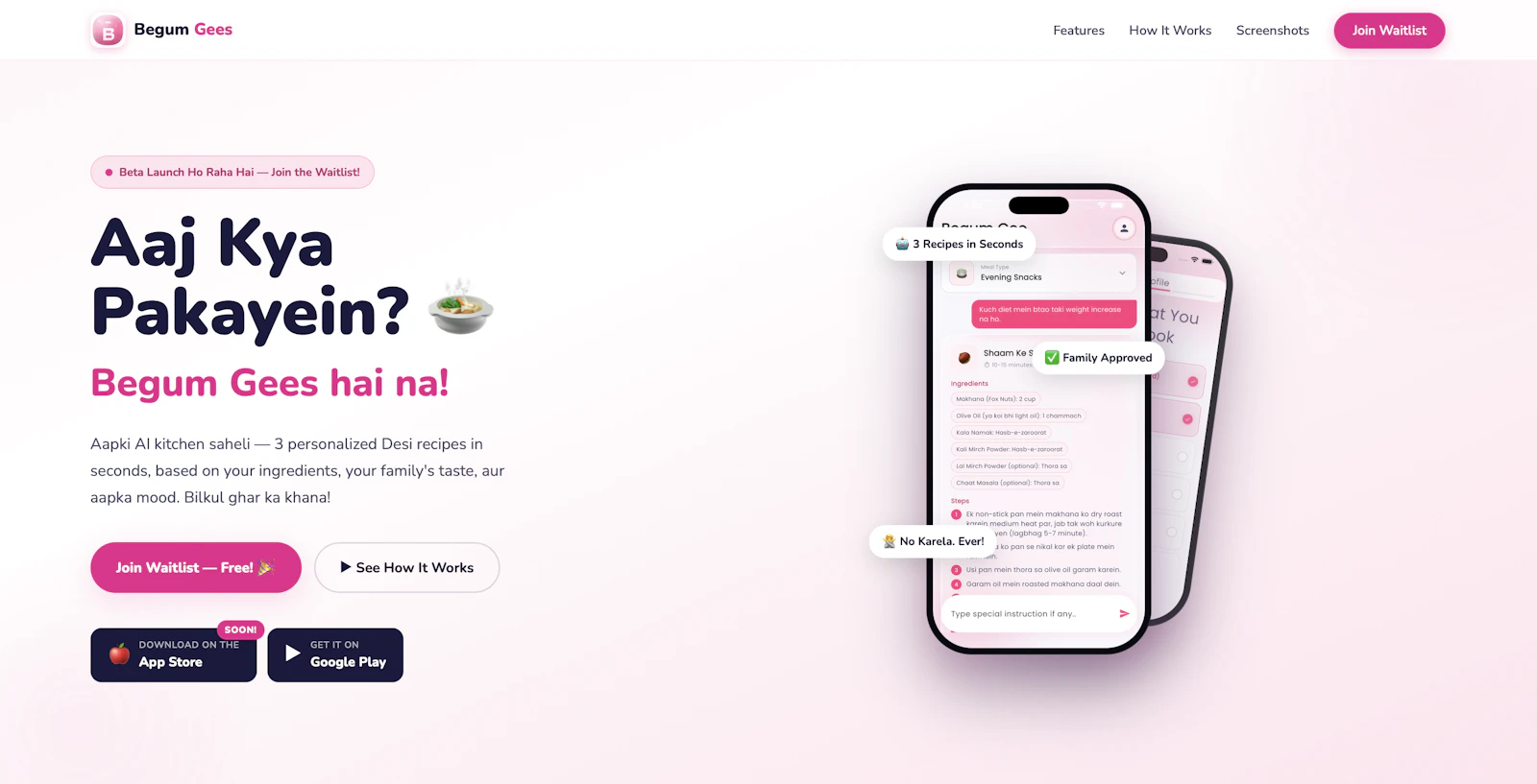 Begum/Wifee — Ai Assistant screenshot 1