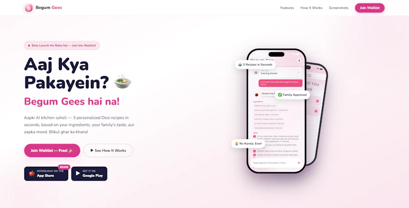 Begum/Wifee — Ai Assistant screenshot 1