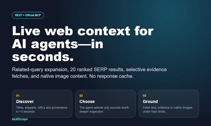 MultiScrape screenshot 1