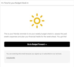 Budget Forward App gallery image