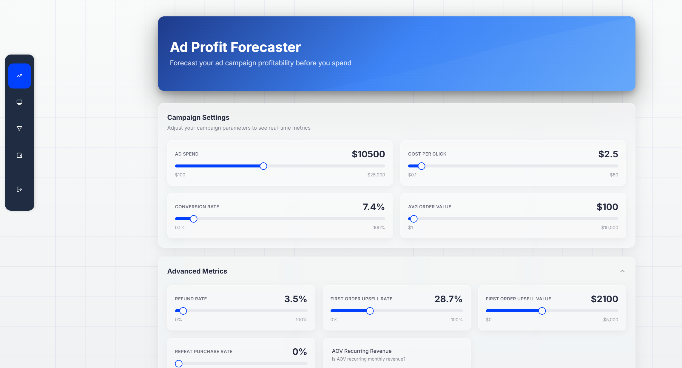 FounderMode Metrics gallery image