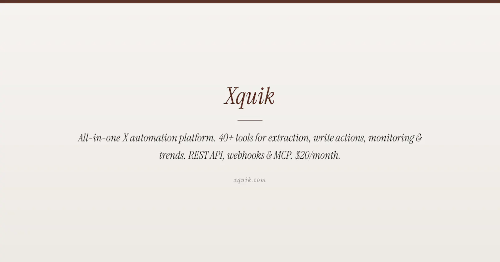 Xquik screenshot 2