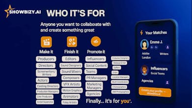 Showbizy — AI Matchmaking for Creators gallery image