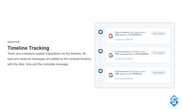 HubSpot Text Messaging by Sakari gallery image