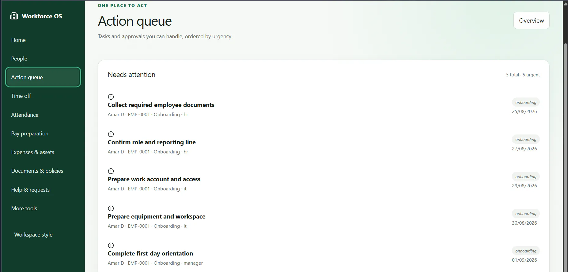 Workforce OS gallery image