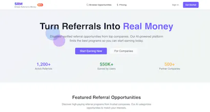 SRM-Simple Referral to Money gallery image
