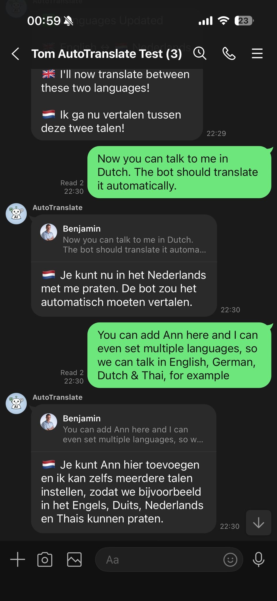 LINE AutoTranslate gallery image