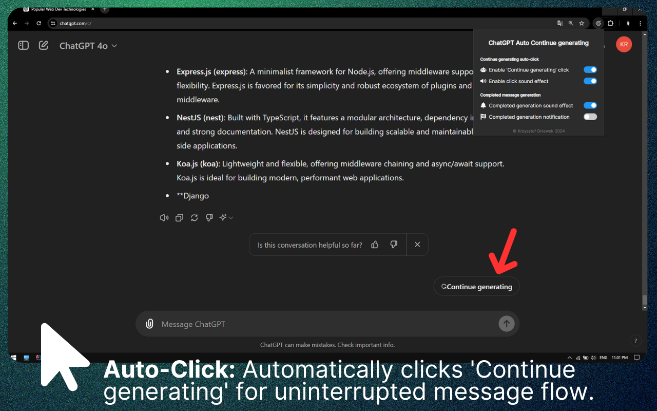 Autoは継続的に生成と通知を生成します media 2