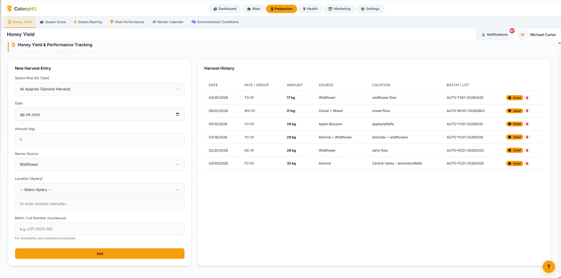 Beekeeping Web App Template gallery image