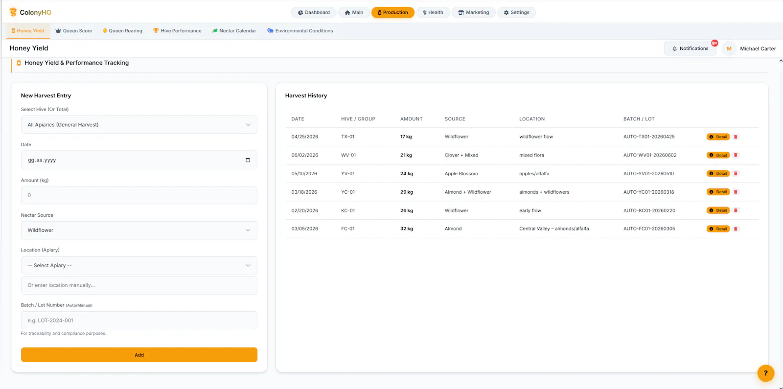 Beekeeping Web App Template screenshot 5