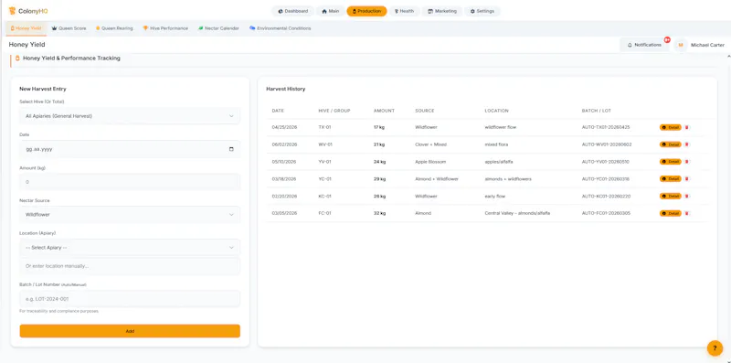 Beekeeping Web App Template screenshot 5