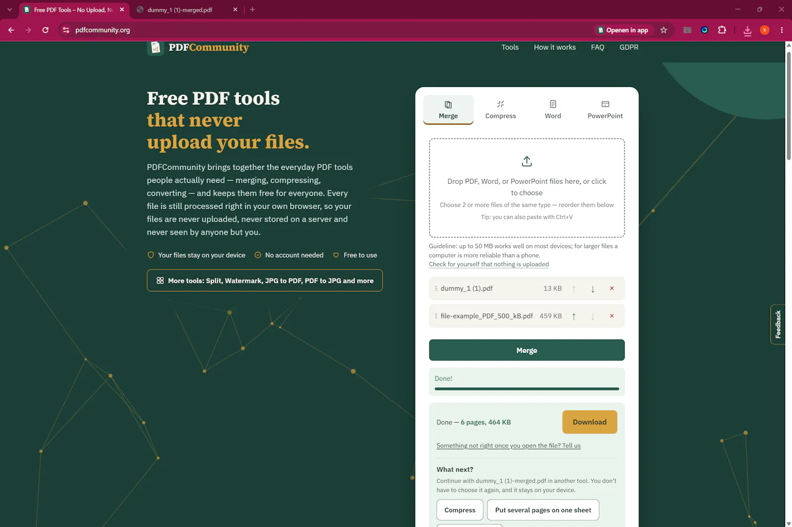 PDFCommunity screenshot 3