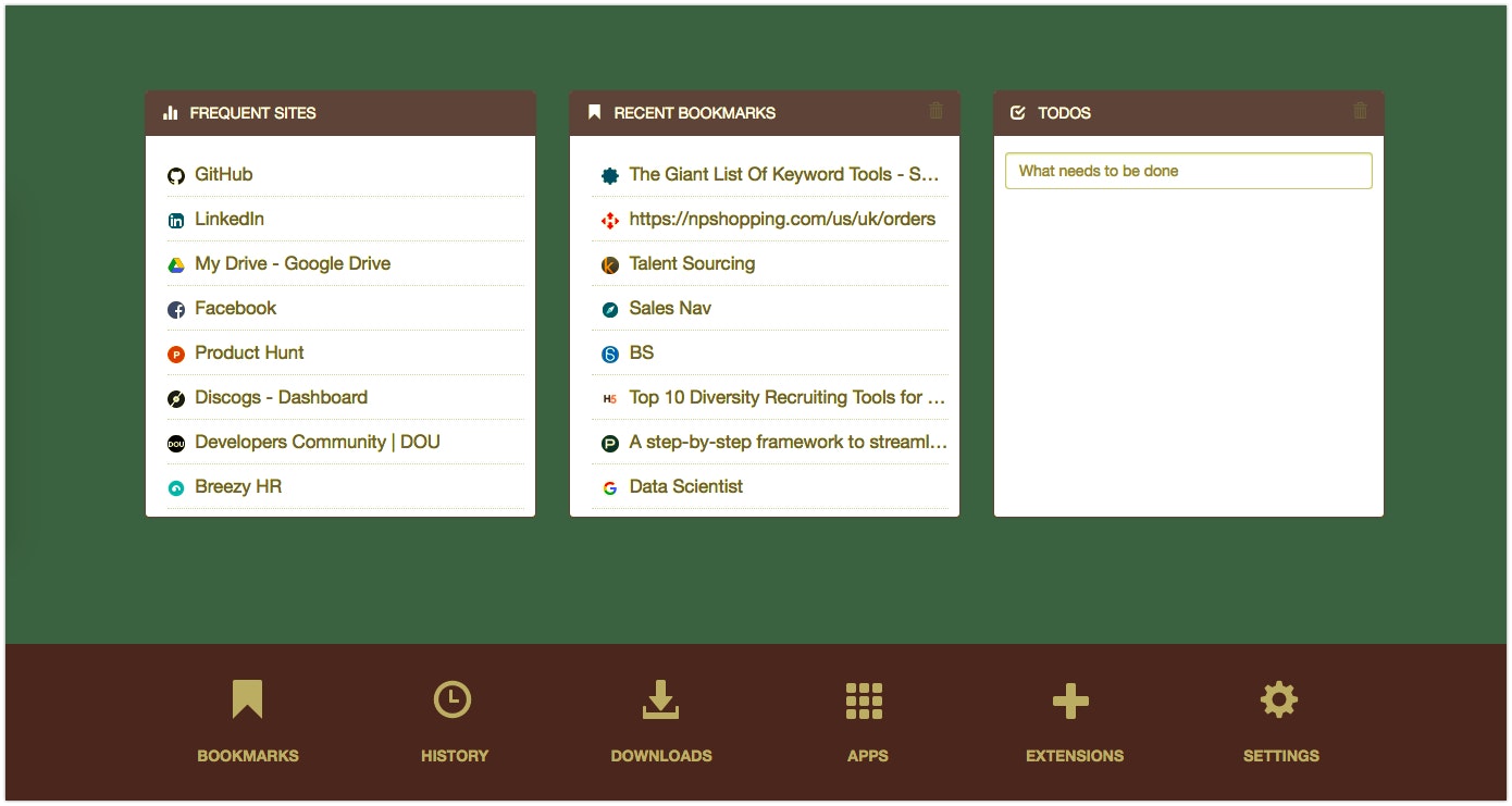 Perfect New Tab gallery image